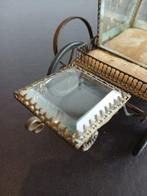 Sieradendoos - Glas, Messing, Rubber, Cetim - Napoleon III