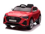 Audi e-tron ,12 volt elektrische kinderauto met rubberen ban, Ophalen of Verzenden, Nieuw