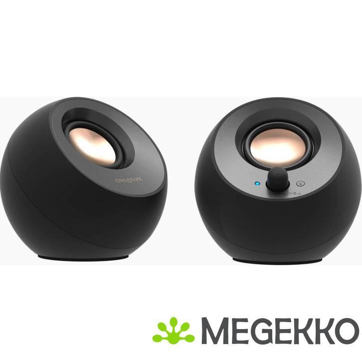 Creative Labs Pebble V3 luidspreker Zwart Bedraad en, Computers en Software, Pc speakers, Nieuw, Verzenden