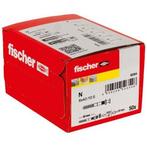 Slagplug met schroef | Fischer | 50 stuks (6x40/10, PZ2), Verzenden, Nieuw