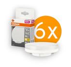 6 stuks Osram LED GX53 4.9W 470lm 2700K Mat Niet-Dimbaar, Ophalen of Verzenden, Nieuw