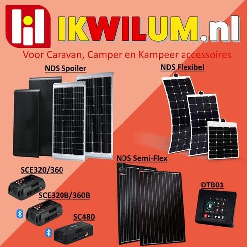 NDS zonnepanelen zowel spoiler, semi-flex alsook flexibel, Caravans en Kamperen, Camper-accessoires, Nieuw, Ophalen of Verzenden