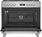 Beko Pro GF15320DXNS Fornuis 90 cm Gas/Elektrisch 5 pits, Witgoed en Apparatuur, Fornuizen, 60 cm of meer, Nieuw, Ophalen of Verzenden