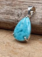 Uniek sieraad in 925 zilver met larimar van topkwaliteit -