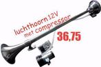 luchthoorn  65 cm 12 volt met compressor nieuw!!, Auto diversen, Overige Auto diversen, Ophalen of Verzenden