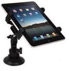 Autohouder iPad - Zuignap en Hoofdsteun Bevestiging - Zwart