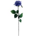 Blauwe roos +/- 48cm. / st Flowerwall bruidsboeket, Ophalen of Verzenden, Nieuw