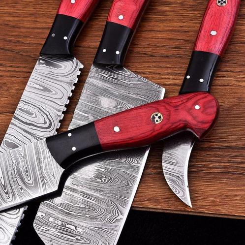 Keukenmes - Chefs knife - Japanse stijl-PT-63 - Hout, Staal, Antiek en Kunst, Antiek | Keukenbenodigdheden