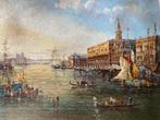 Scuola italiana (XIX-XX) - Veduta di Venezia, Palazzo Ducale, Antiek en Kunst, Kunst | Schilderijen | Klassiek
