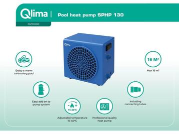 Qlima SPHP 130 - Zwembadverwarming - Warmtepomp - Verwarmt beschikbaar voor biedingen