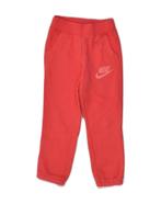 NIKE Girls Tracksuit Trousers 3-4 Years Red Polyester, Kleding | Dames, Broeken en Pantalons, Verzenden, Nieuw