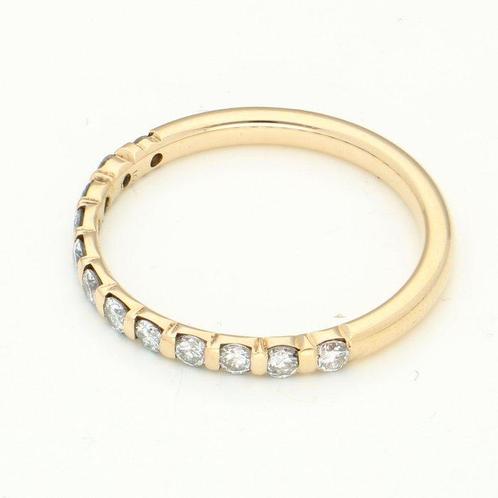 Zonder Minimumprijs - Ring - 14 karaat Geel goud - 0.21ct., Sieraden, Tassen en Uiterlijk, Ringen
