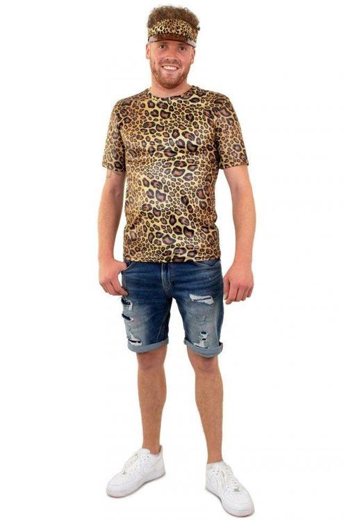 Fout T-shirt panterprint, Hobby en Vrije tijd, Feestartikelen, Feestartikel, Nieuw, Verzenden