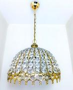 Plafondlamp - Messing, Kristal, Antiek en Kunst