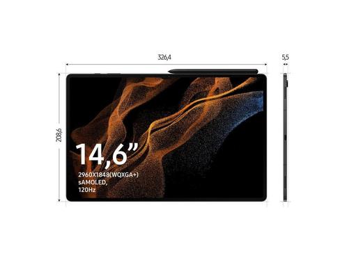 Samsung Galaxy Tab S8 Ultra, 14,6 Zoll, 256 GB interner, Telecommunicatie, Mobiele telefoons | Samsung, Zo goed als nieuw, Verzenden