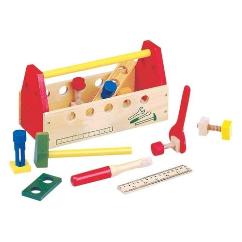 Gereedschapskist Bino 82146 (Houten speelgoed, Speelgoed), Kinderen en Baby's, Speelgoed | Houten speelgoed, Overige typen, Nieuw