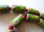 Collier van 18 zeldzame kralen uit Murano, type Millefiori /