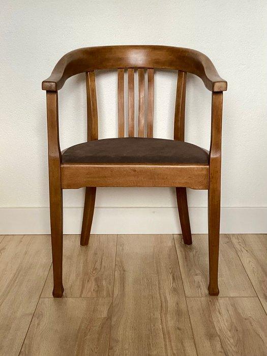 Thonet - Stoel - Hout, Leder(suede), Antiek en Kunst, Antiek | Meubels | Stoelen en Banken