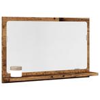 vidaXL Badkamerspiegelkast 60x11x37 cm bewerkt hout oud, Huis en Inrichting, Tafels | Kaptafels, Verzenden, Nieuw