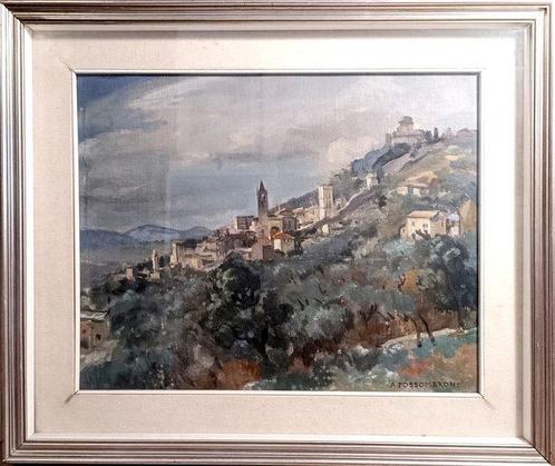 Andrea Fossombrone (1887-1963) - Paesaggio, Antiek en Kunst, Kunst | Schilderijen | Klassiek
