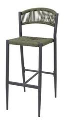 Eden PE gevlochten rattan outdoor barkrukken groen (2 stuks), Verzenden, Nieuw in verpakking