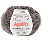 Katia Merino 100% - 85 steengrijs - Wol Garen, Hobby en Vrije tijd, Breien en Haken, Ophalen of Verzenden, Nieuw