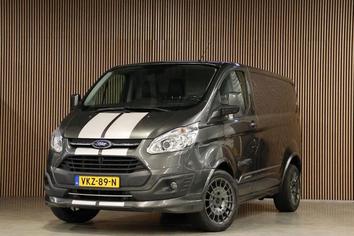 Ford Transit Custom 290 2.0 TDCI Sport | Camera | Navigatie, Auto's, Bestelauto's, Dealer onderhouden, Lease, Zwart, Handgeschakeld