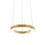 Panzeri Silver Ring Hanglamp LED, goud - 78 cm (Hanglampen), Huis en Inrichting, Lampen | Hanglampen, Verzenden, Nieuw