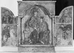 Europese school (XVIII) - Zeer oud drieluik met Byzantijnse