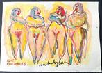 Anton Heyboer (1924-2005) - De Moeders, Antiek en Kunst, Kunst | Schilderijen | Modern