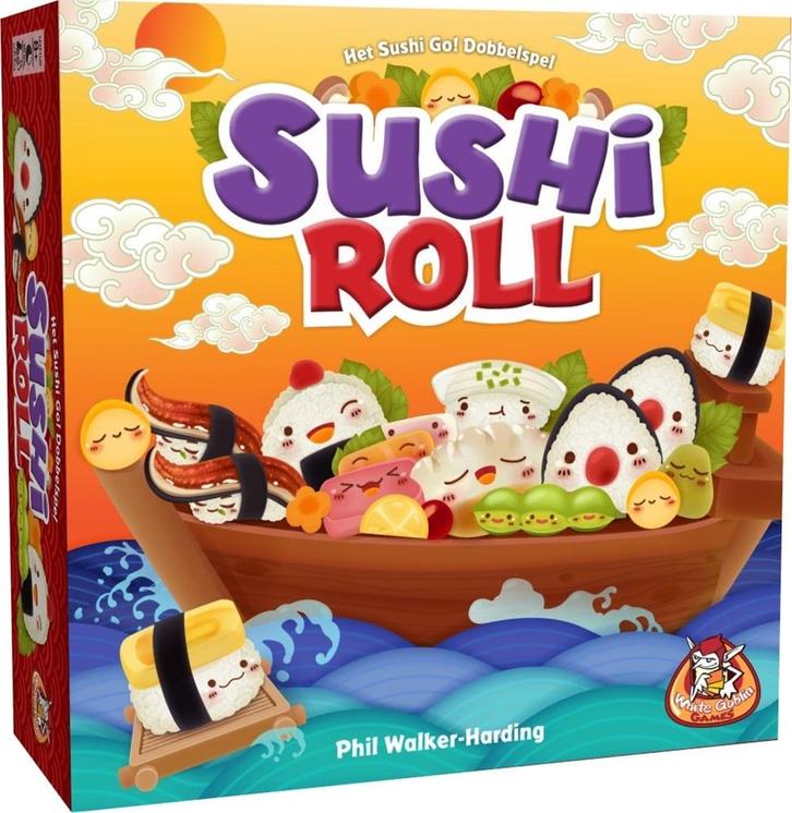 Sushi Roll - Dobbelspel | White Goblin Games - Dobbelspellen, Hobby en Vrije tijd, Gezelschapsspellen | Bordspellen, Nieuw, Verzenden