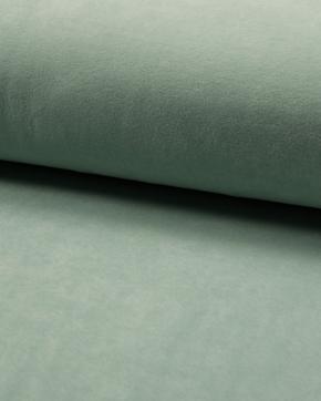Nicky velours dusty mint, Hobby en Vrije tijd, Stoffen en Lappen, Groen, Nieuw