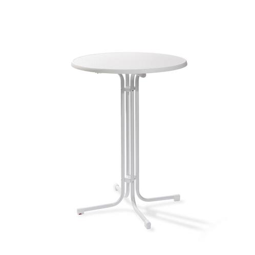 Partytafel Berlin wit |  Ø80x80x109(h)mm VEBA, Zakelijke goederen, Horeca | Keukenapparatuur, Nieuw in verpakking, Verzenden