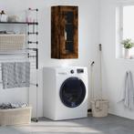 vidaXL Hangkast 34,5x34x90 cm gerookt eikenkleurig, Minder dan 50 cm, Verzenden, Nieuw, Minder dan 100 cm
