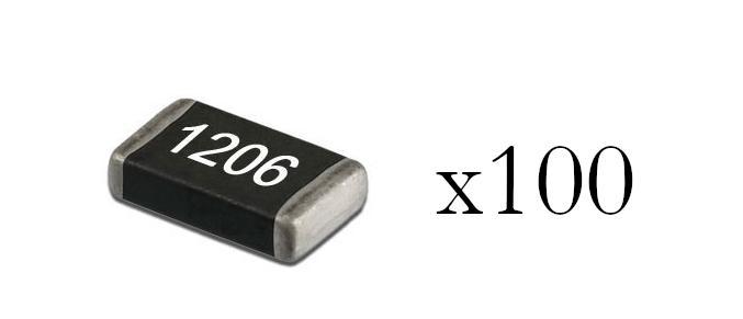 560 ohm 1206 Weerstand 1% - 100 stuks, Hobby en Vrije tijd, Elektronica-componenten, Verzenden