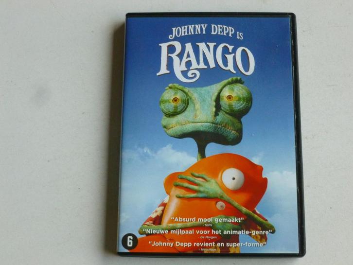 Johnny Depp is Rango (DVD), Cd's en Dvd's, Dvd's | Kinderen en Jeugd, Zo goed als nieuw, Verzenden