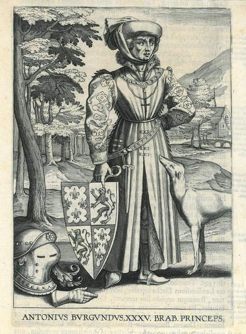 Portrait of Anthony, Duke of Brabant, Antiek en Kunst, Kunst | Etsen en Gravures