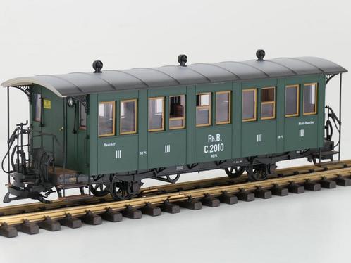 LGB 30343 RhB-Museum-Personenwagen C 2010 (grootspoor), Hobby en Vrije tijd, Modeltreinen | Overige schalen, Overige typen, Zo goed als nieuw