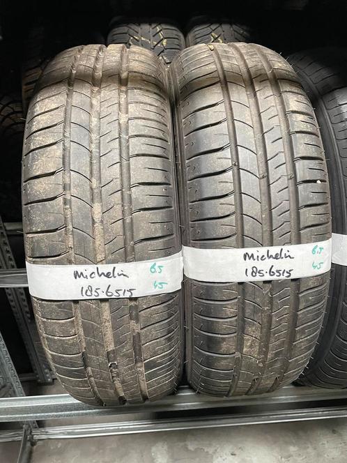 185-65-15 Michelin Zomerbanden 6.5mm Incl Montage 185 65 15, Auto-onderdelen, Banden en Velgen, 15 inch, Zomerbanden, 185 mm, Personenwagen