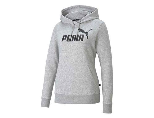 Puma - ESS Hoody FL Big Logo Women - Grijze Hoodie - XL, Kleding | Dames, Truien en Vesten