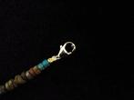Oud-Egyptisch Armband van faience mummabeads met amulet van
