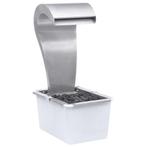 Tuinwaterval RVS LED - Retourdeal - Sfeervolle Tuin - 35%, Ophalen of Verzenden, Nieuw, Rvs, Waterval