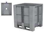 XL kunststof palletbox - 1200 x 1000 mm - met trechterbodem, Ophalen of Verzenden, Nieuw