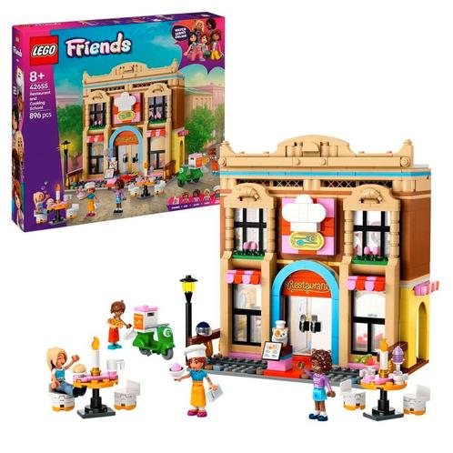 LEGO Friends 42655 Restaurant en Kookschool, Kinderen en Baby's, Speelgoed | Duplo en Lego, Nieuw, Verzenden