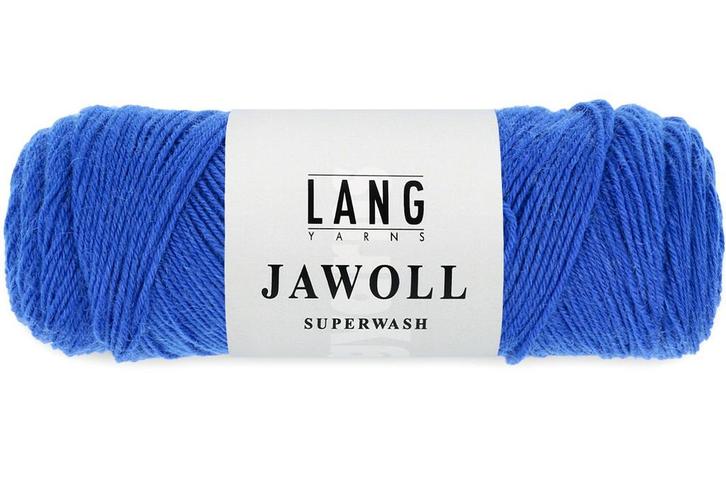 Lang Yarns Jawoll Superwash - 210 koningsblauw - Sokkenwol, Hobby en Vrije tijd, Breien en Haken, Ophalen of Verzenden