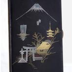 Sigarettendoos - 24 kt goud - Japanese Zogan, Antiek en Kunst