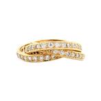 Gouden alliance ring met diamant 14 krt, Sieraden, Tassen en Uiterlijk, Ringen, Ophalen of Verzenden, Nieuw