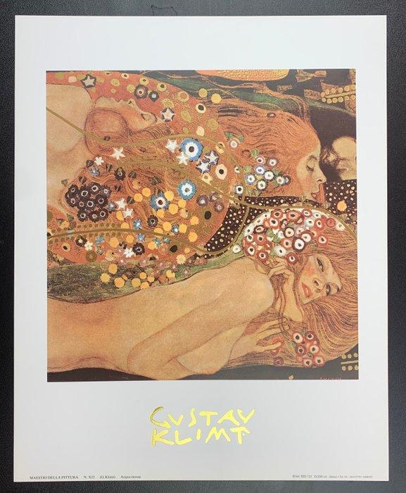 Gustav Klimt (1862-1918) - Die Wasserschlangen II, 1907 -, Antiek en Kunst, Curiosa en Brocante