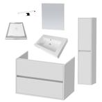 Badkamermeubelset NEXXT 80cm Hoogglans Wit, Ophalen of Verzenden, Nieuw, Bad