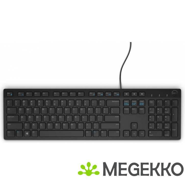Dell KB-216 Zwart Azerty, Computers en Software, Toetsenborden, Nieuw, Verzenden